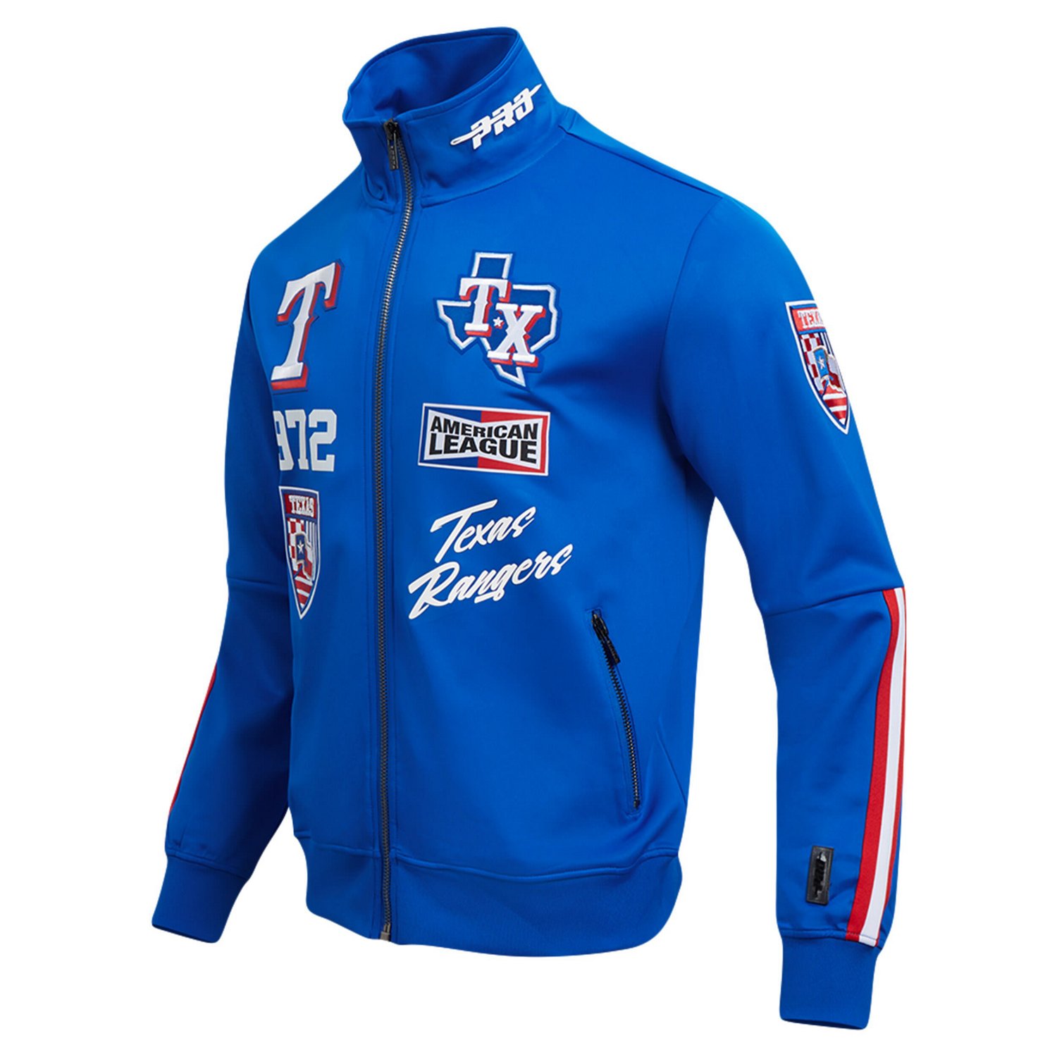 Pro Standard Texas Rangers Fast Lane Full-Zip Track Jacket | Academy