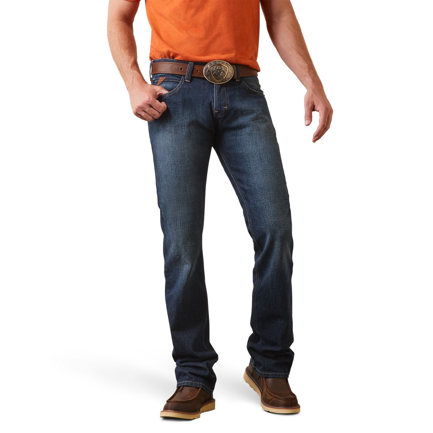 Ariat Men's M7 Rocker Stretch Legacy 2.0 Stackable Straight Leg Jeans ...