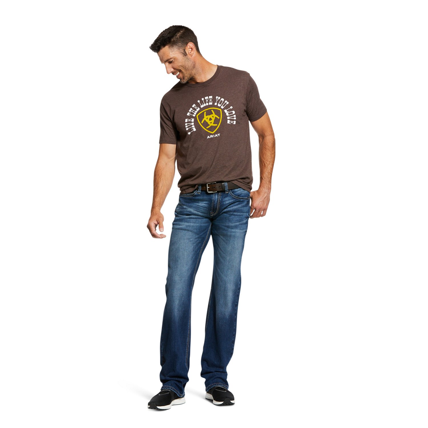 Ariat Men's M7 Rocker Stretch Nassau Stackable Straight Leg Jeans | Academy