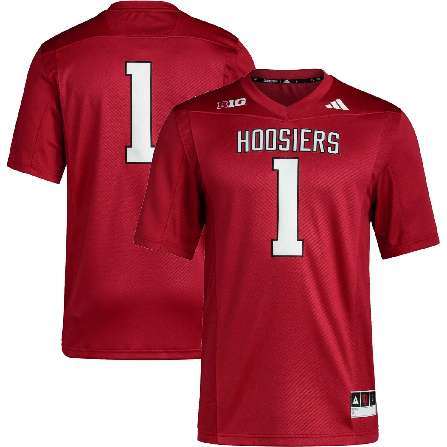 adidas 1 Indiana Hoosiers Premier Football Jersey | Academy