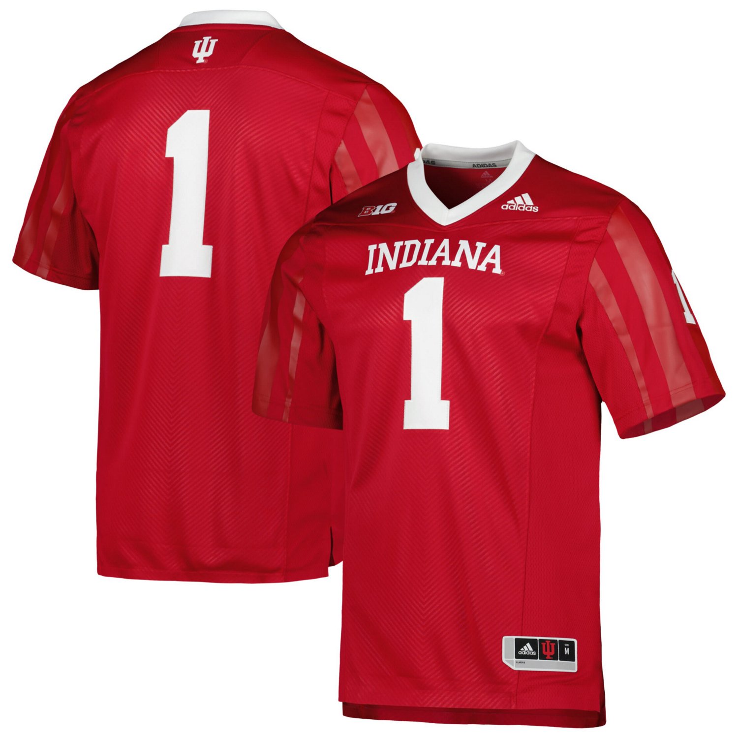 adidas 1 Indiana Hoosiers Team Premier Football Jersey Academy