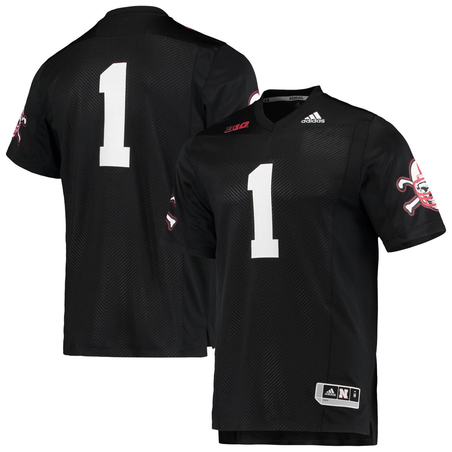 adidas 1 Nebraska Huskers Premier Strategy Jersey | Academy