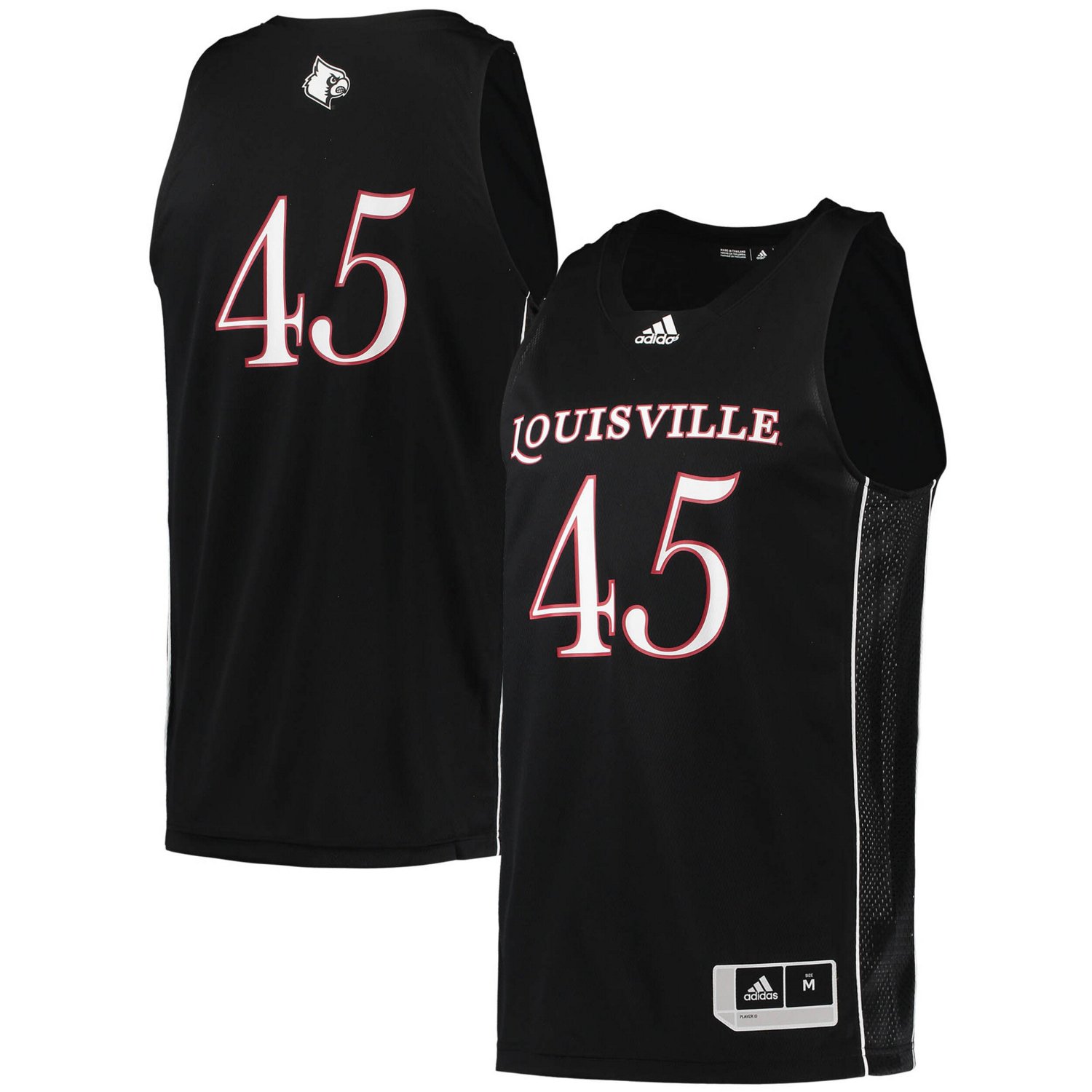 adidas 45 Louisville Cardinals Swingman Basketball Jersey Academy