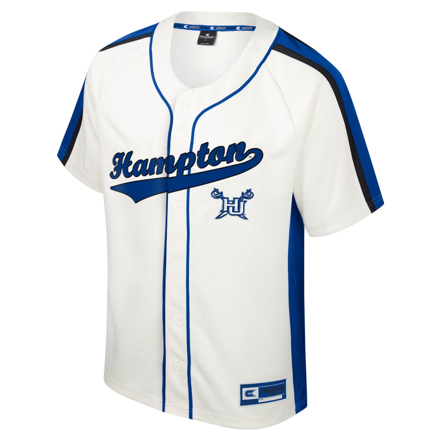 Colosseum Hampton Pirates Ruth ButtonUp Baseball Jersey Academy