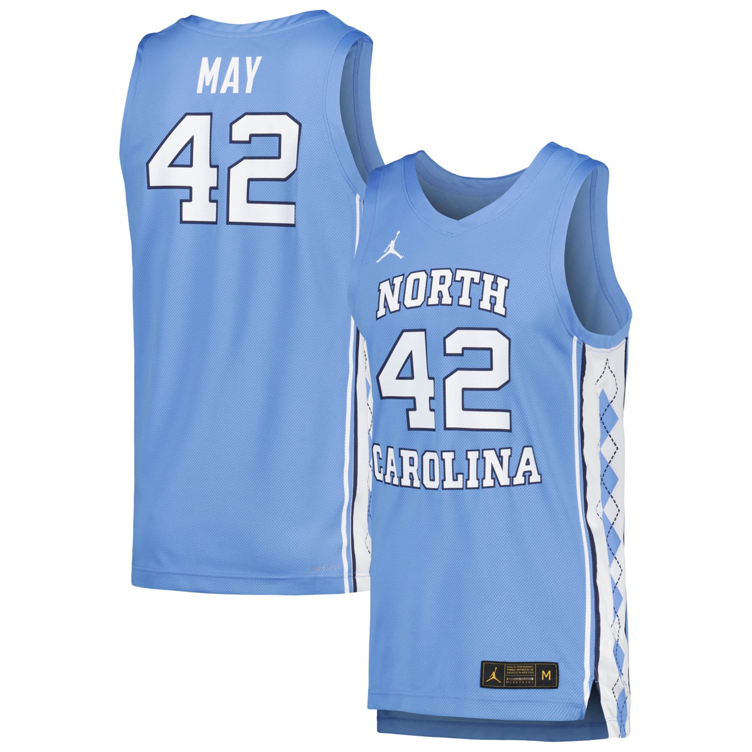 Jordan Brand 42 Carolina North Carolina Tar Heels Replica Basketball