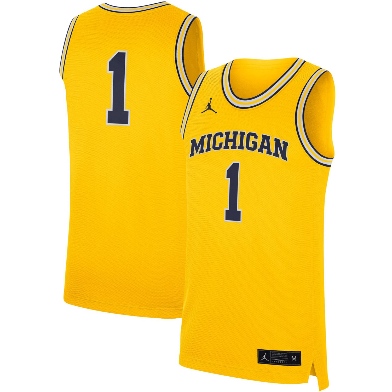 Jordan Brand Michigan Wolverines Replica Jersey Academy