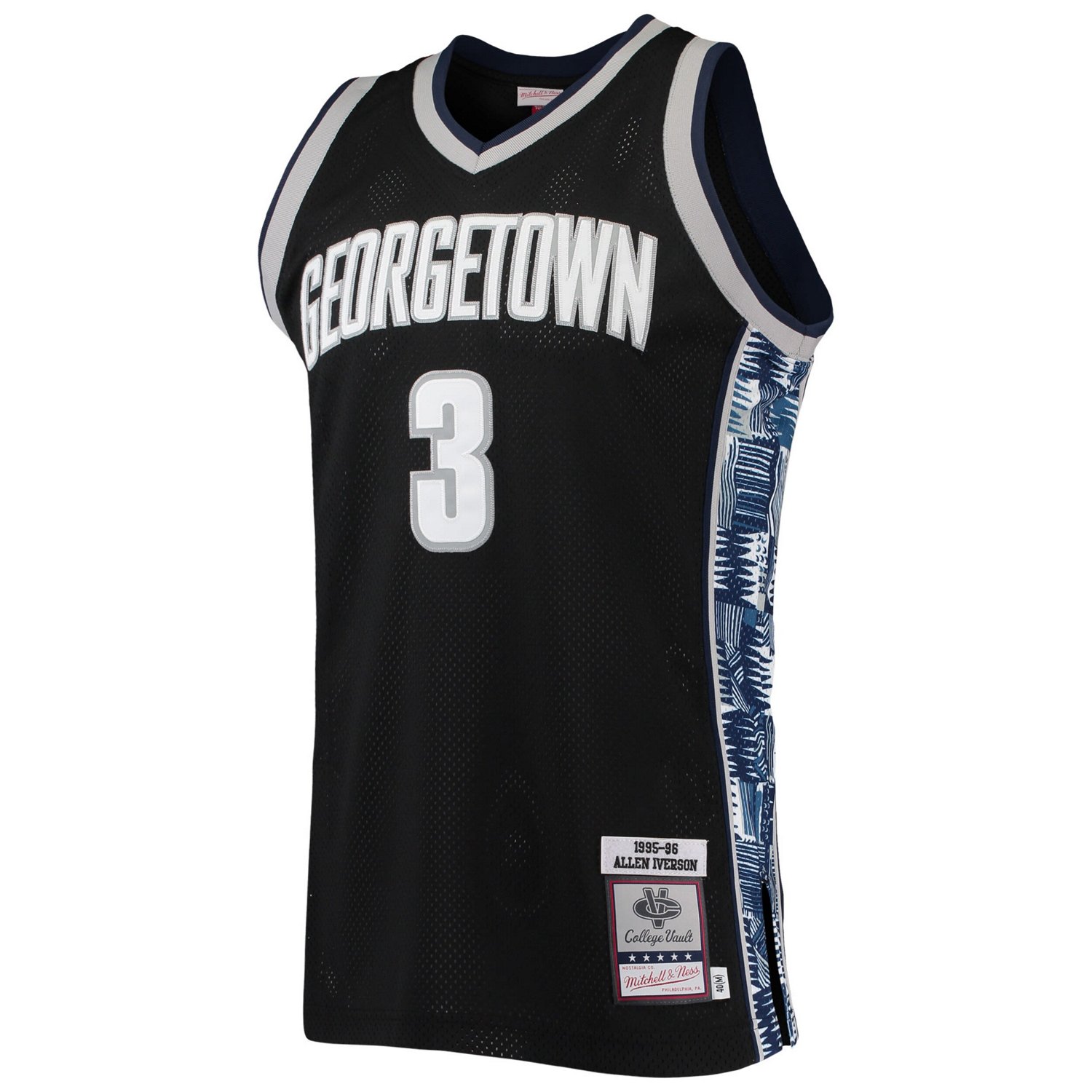 Mitchell Ness Allen Iverson Georgetown Hoyas 1995/96 Authentic ...