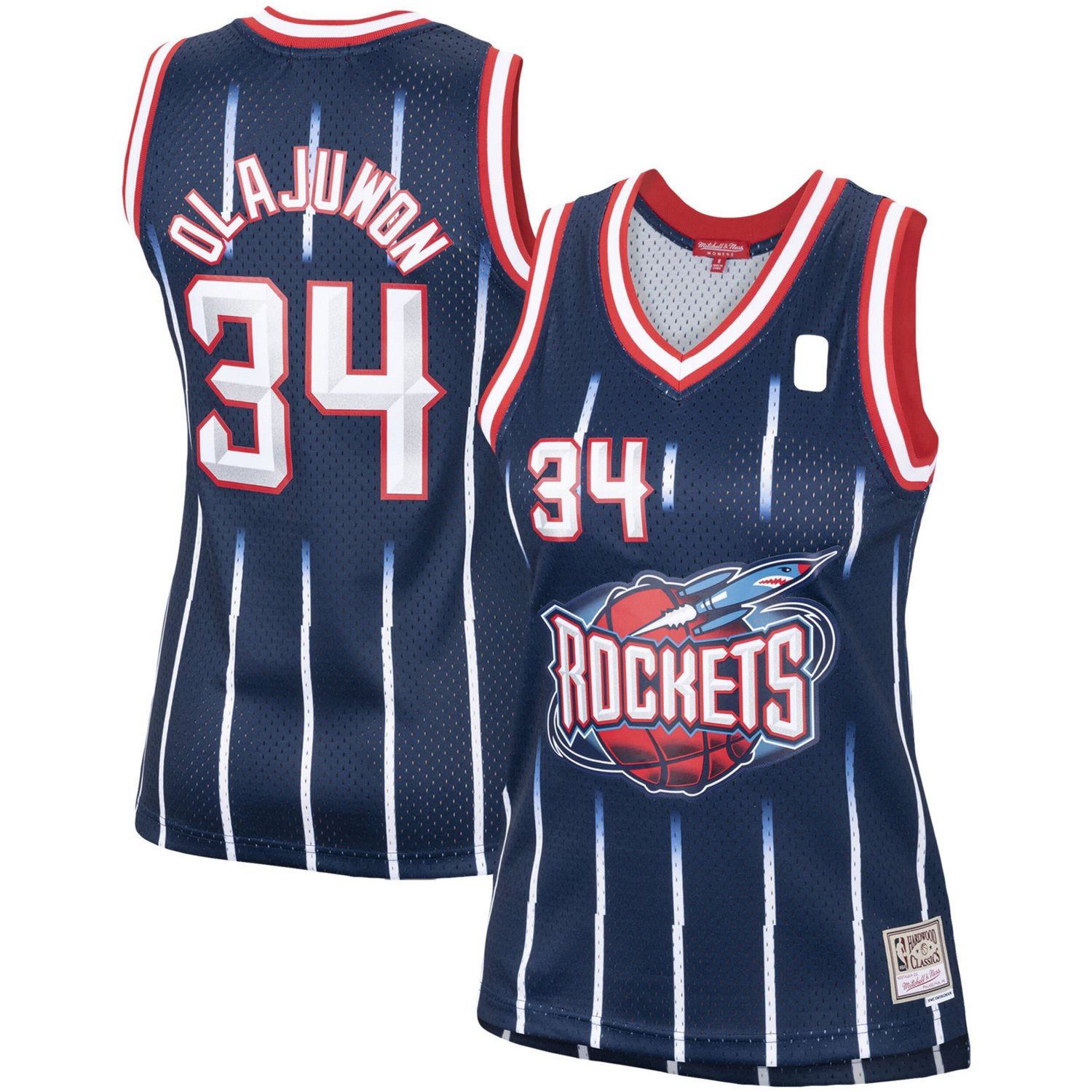 Mitchell Ness Hakeem Olajuwon Houston Rockets Hardwood Classics ...