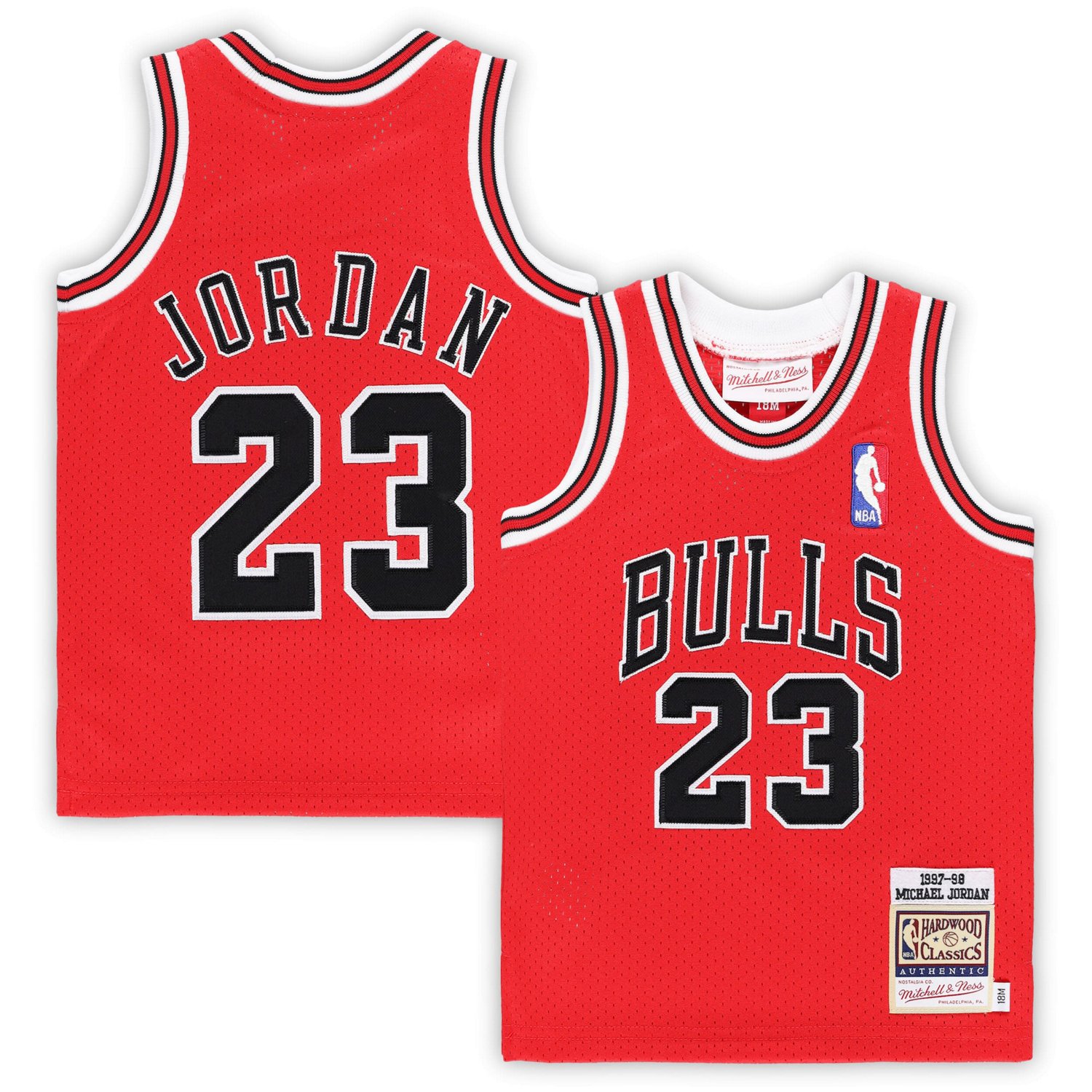 Mitchell Ness Michael Jordan Chicago Bulls 1985/86 Hardwood Classics ...