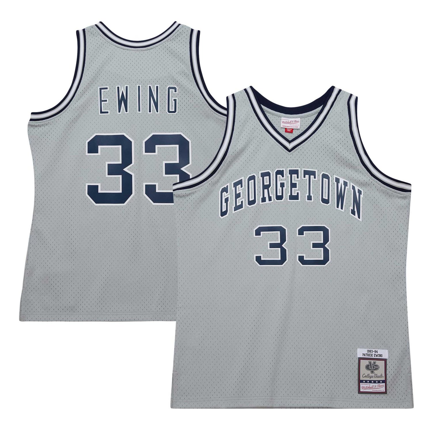 Mitchell Ness Patrick Ewing Georgetown Hoyas 1983 84 Swingman Player ...