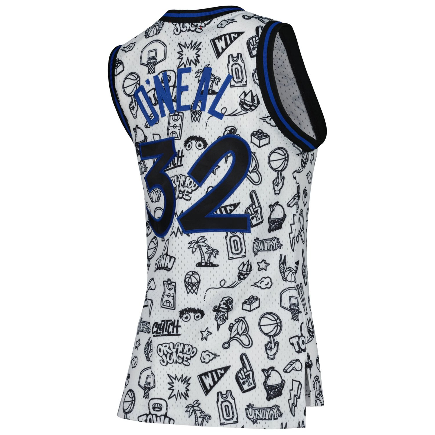 Mitchell Ness Shaquille O'Neal Orlando Magic 1994 Doodle Swingman ...