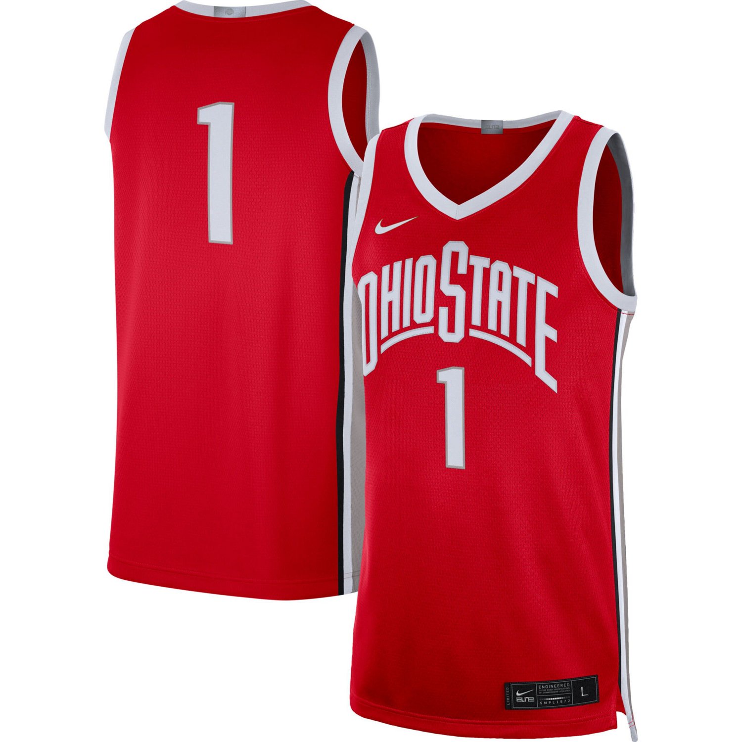 Nike 1 Ohio State Buckeyes Limited Basketball Jersey Academy