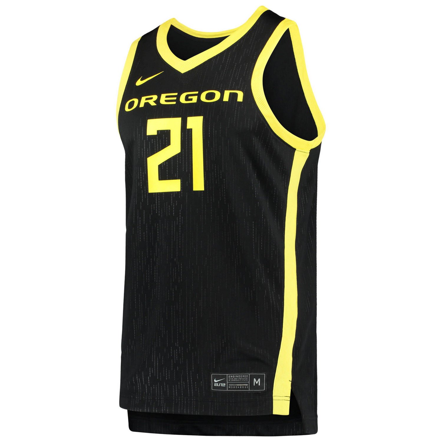 Nike 21 Oregon Ducks Team Replica Basketball Jersey 