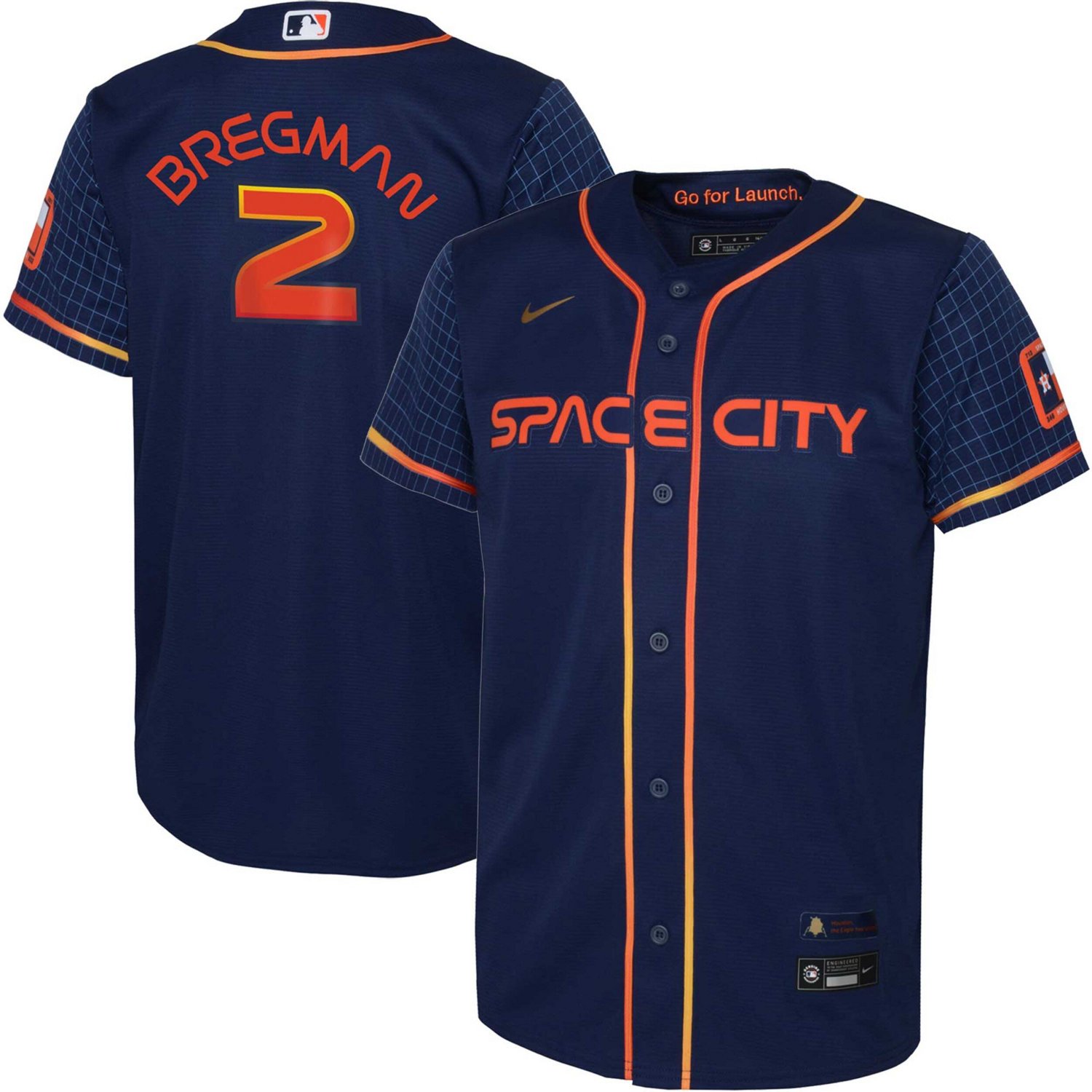 Nike Alex Bregman Houston Astros City Connect Player Jersey | Academy