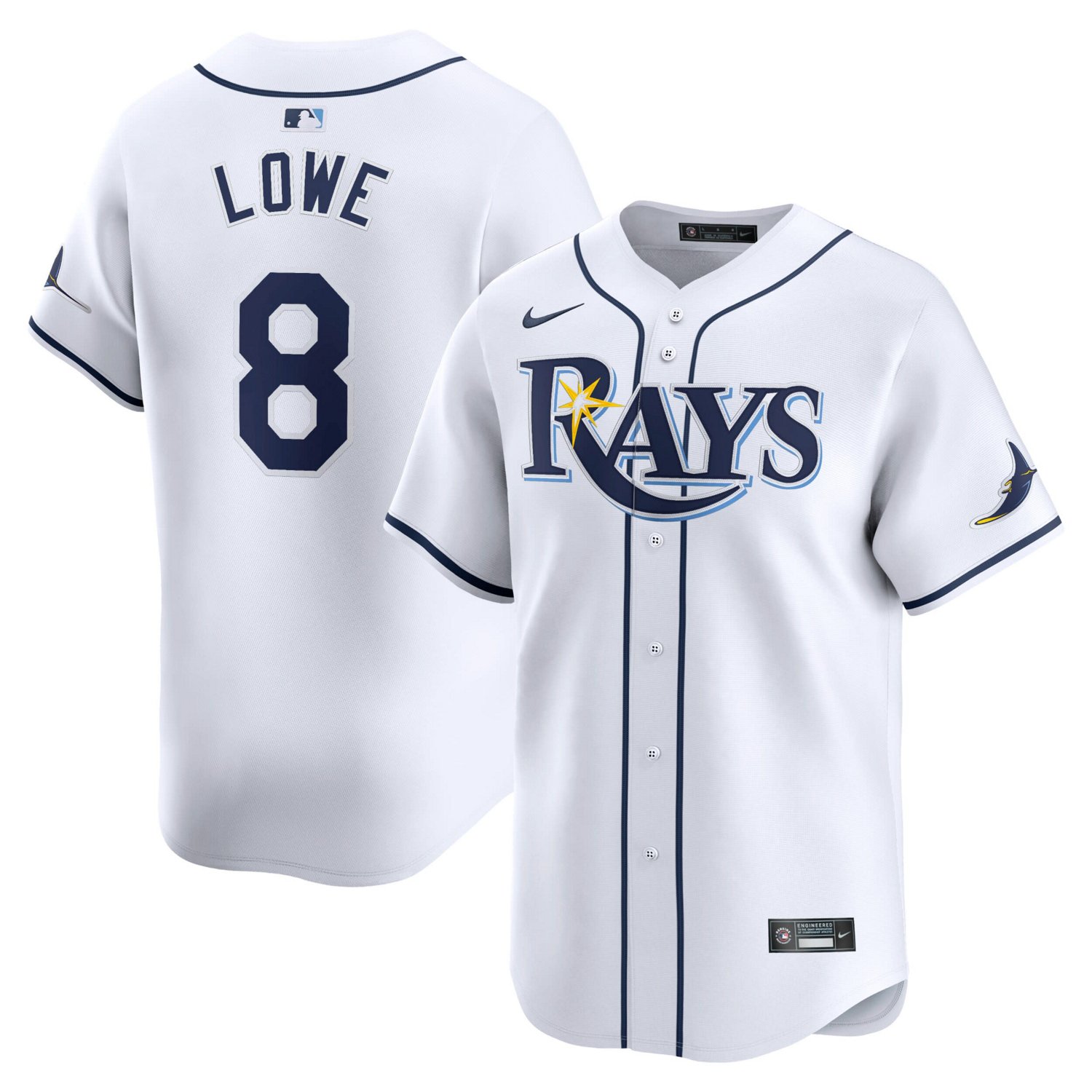 Nike Brandon Lowe Tampa Bay Rays Home Limited Player Jersey | Academy