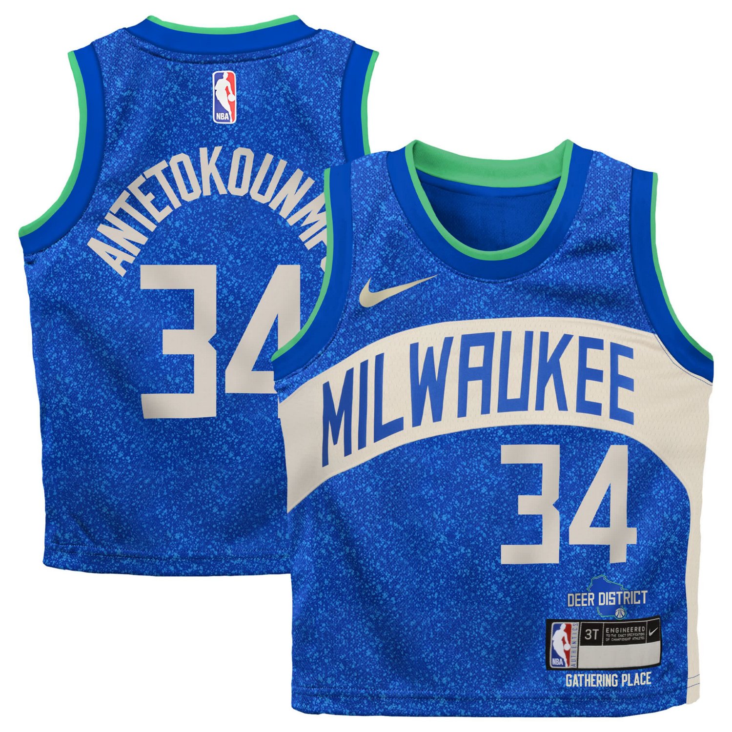 Nike Giannis Antetokounmpo Milwaukee Bucks Swingman Replica Jersey ...