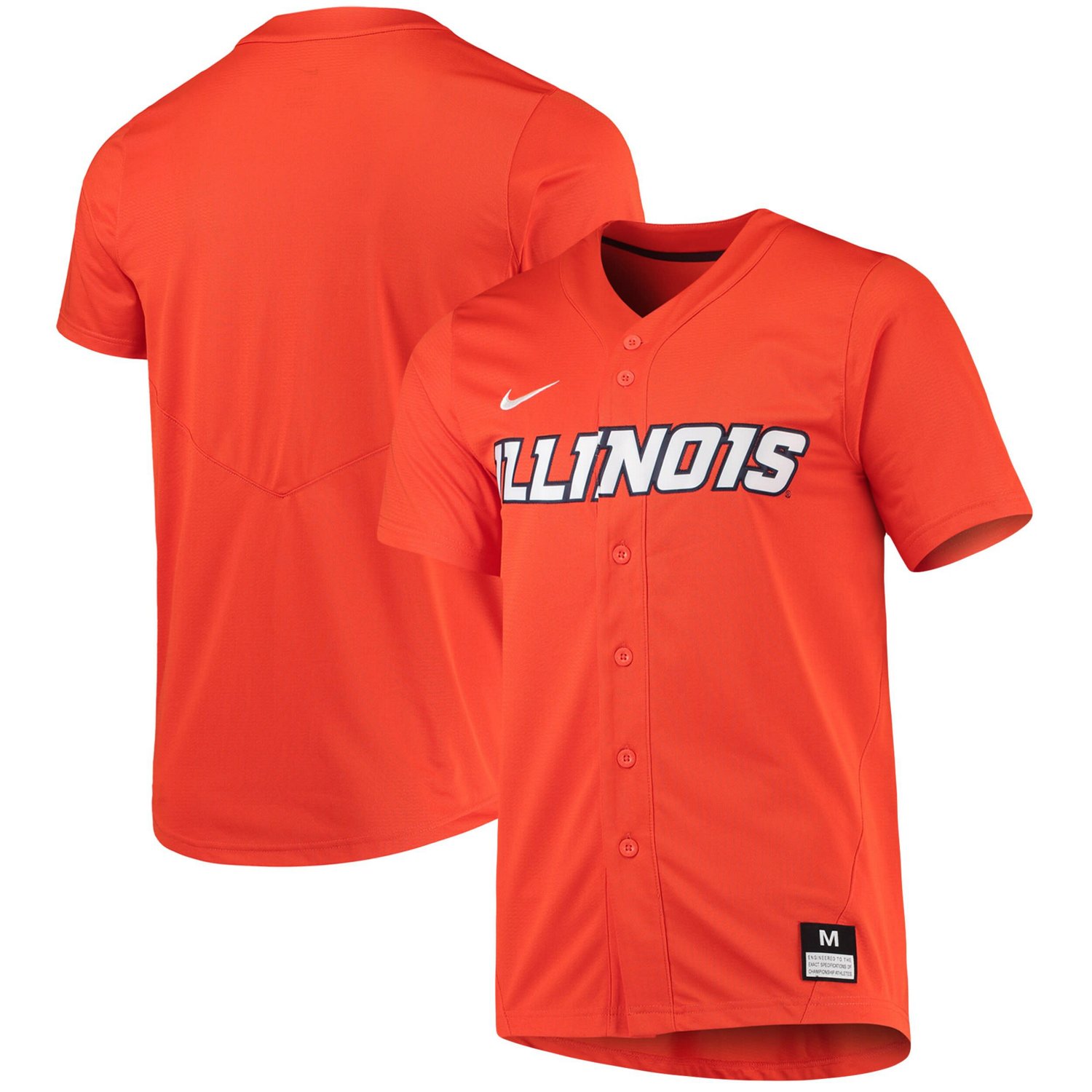 Nike Illinois Fighting Illini Replica Baseball Jersey Academy