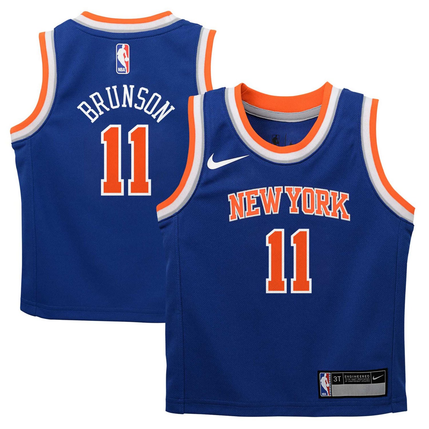 Nike Jalen Brunson New York Knicks Replica Swingman Jersey - Icon ...