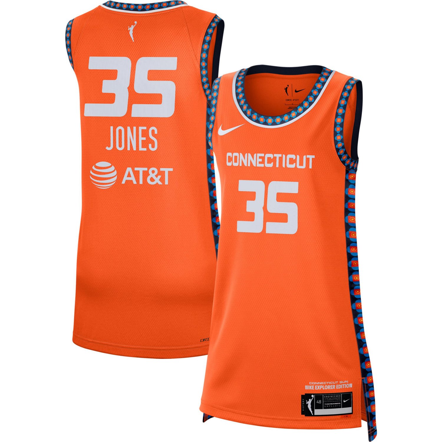 Nike Jonquel Jones Connecticut Sun 2021 Explorer Edition Victory Player ...