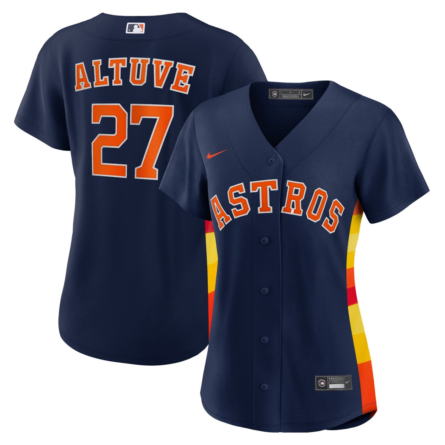 Nike Jose Altuve Houston Astros Alternate Replica Player Jersey | Academy