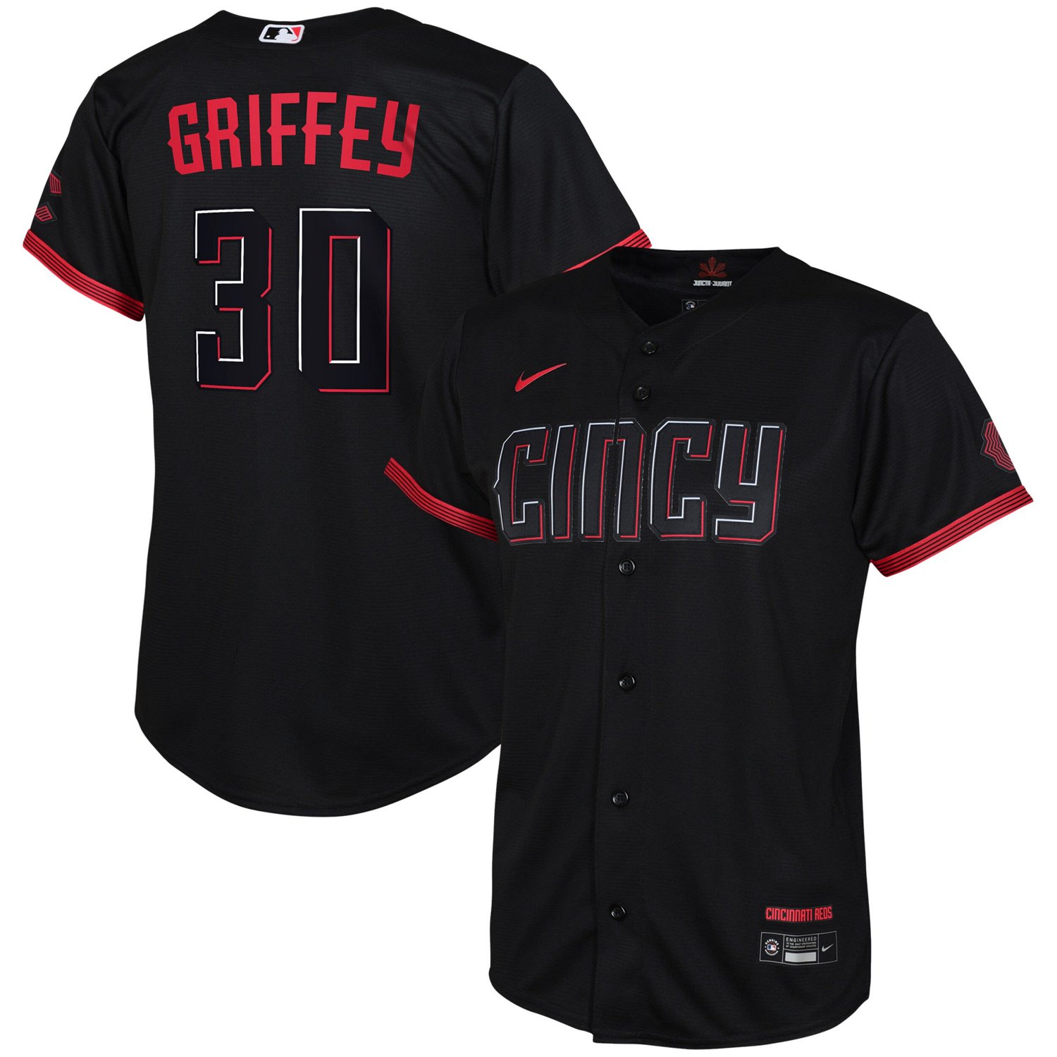 Nike Ken Griffey Jr Cincinnati Reds City Connect Replica Player Jersey ...