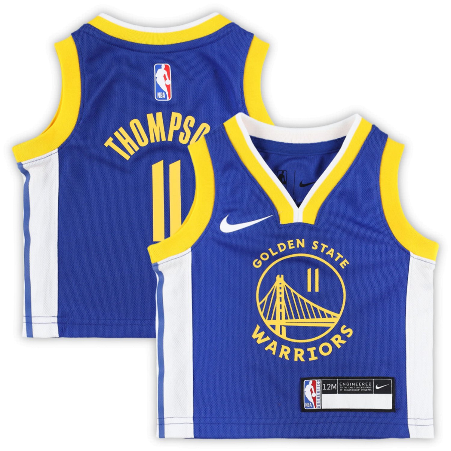 Nike Klay Thompson Golden State Warriors Swingman Player Jersey - Icon ...