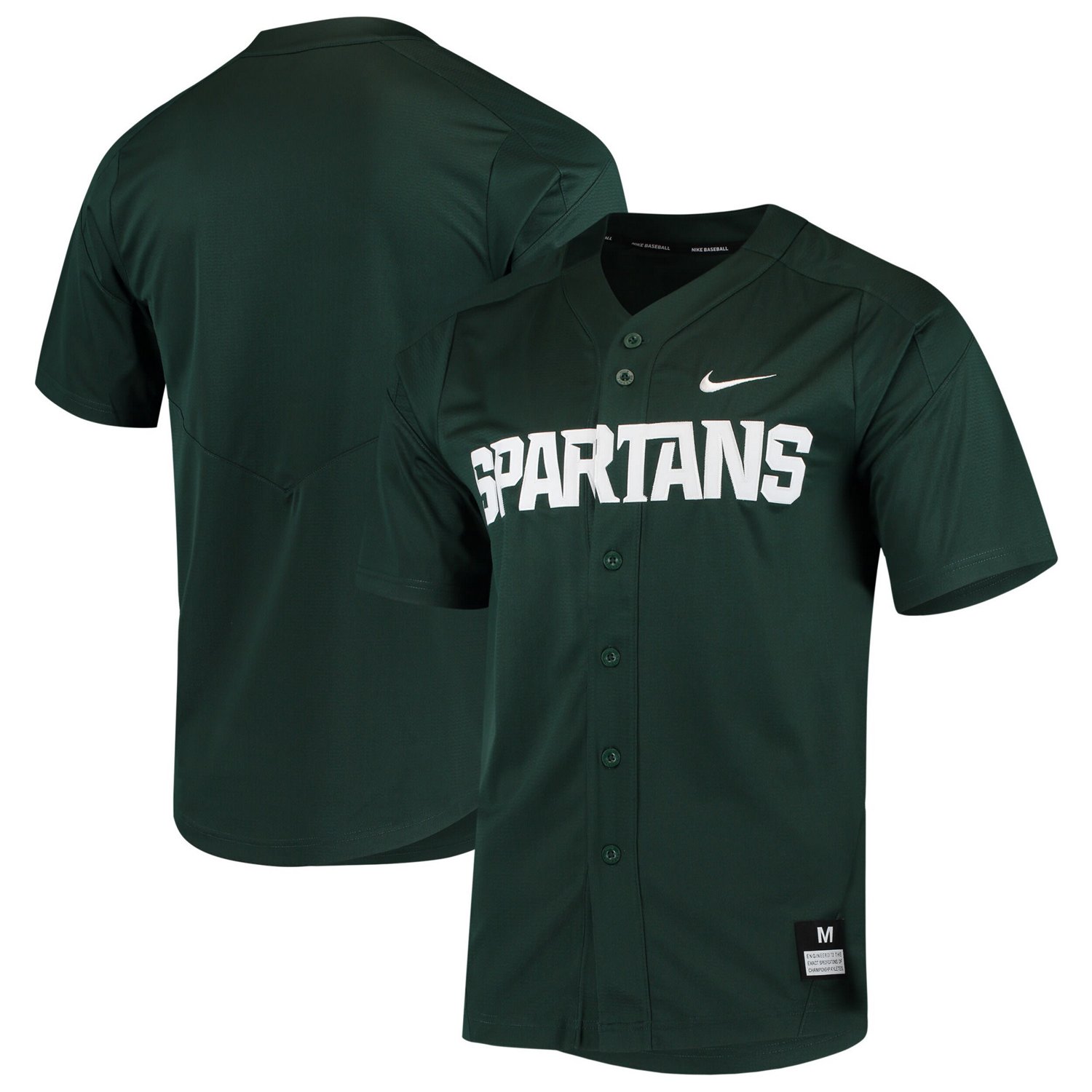 Nike Michigan State Spartans Vapor Untouchable Elite Full-Button ...