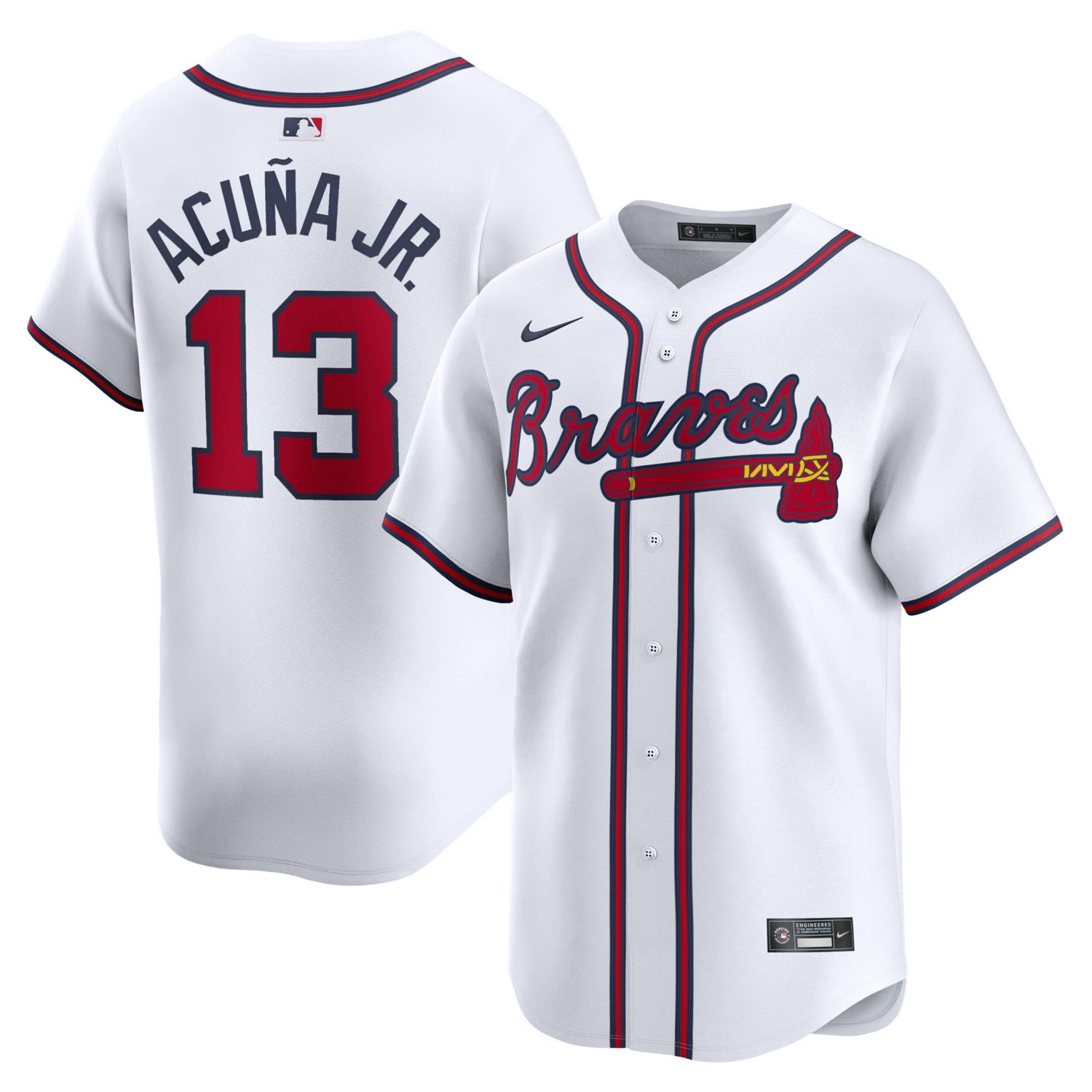 Nike Ronald Acua Jr Atlanta Braves Home Limited Player Jersey | Academy