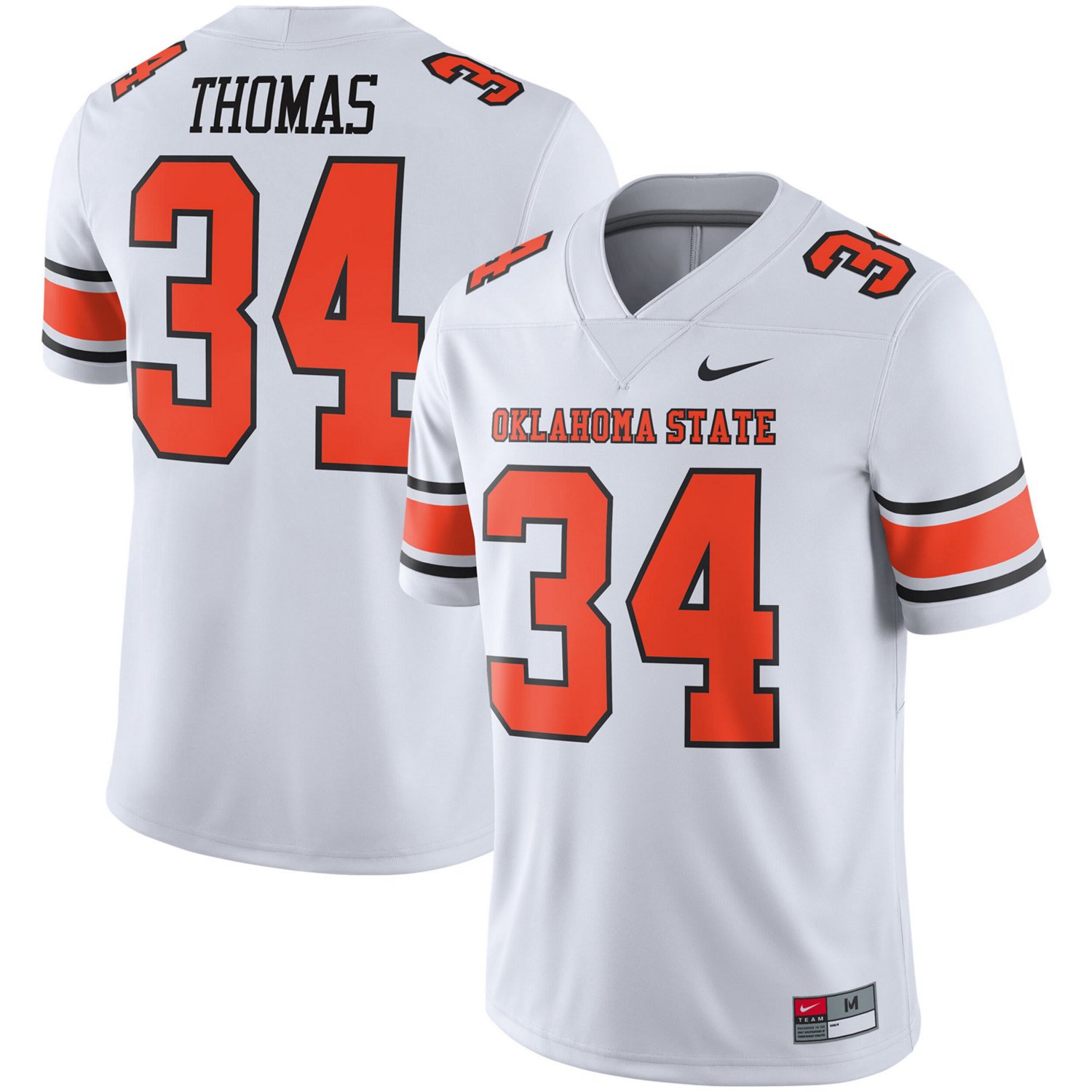 Nike Thurman Thomas Oklahoma State Cowboys Alumni Player Jersey Academy