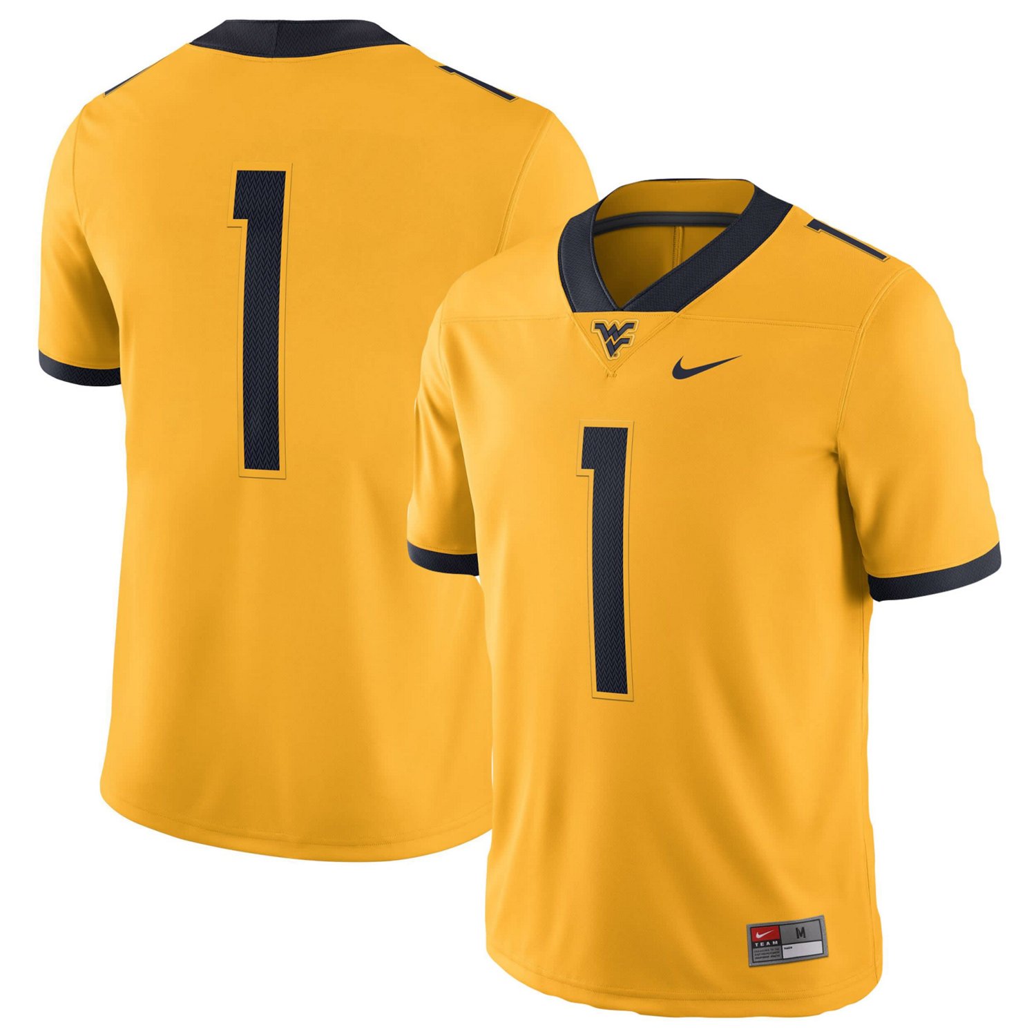 Nike West Virginia Mountaineers Alternate Game Jersey Academy