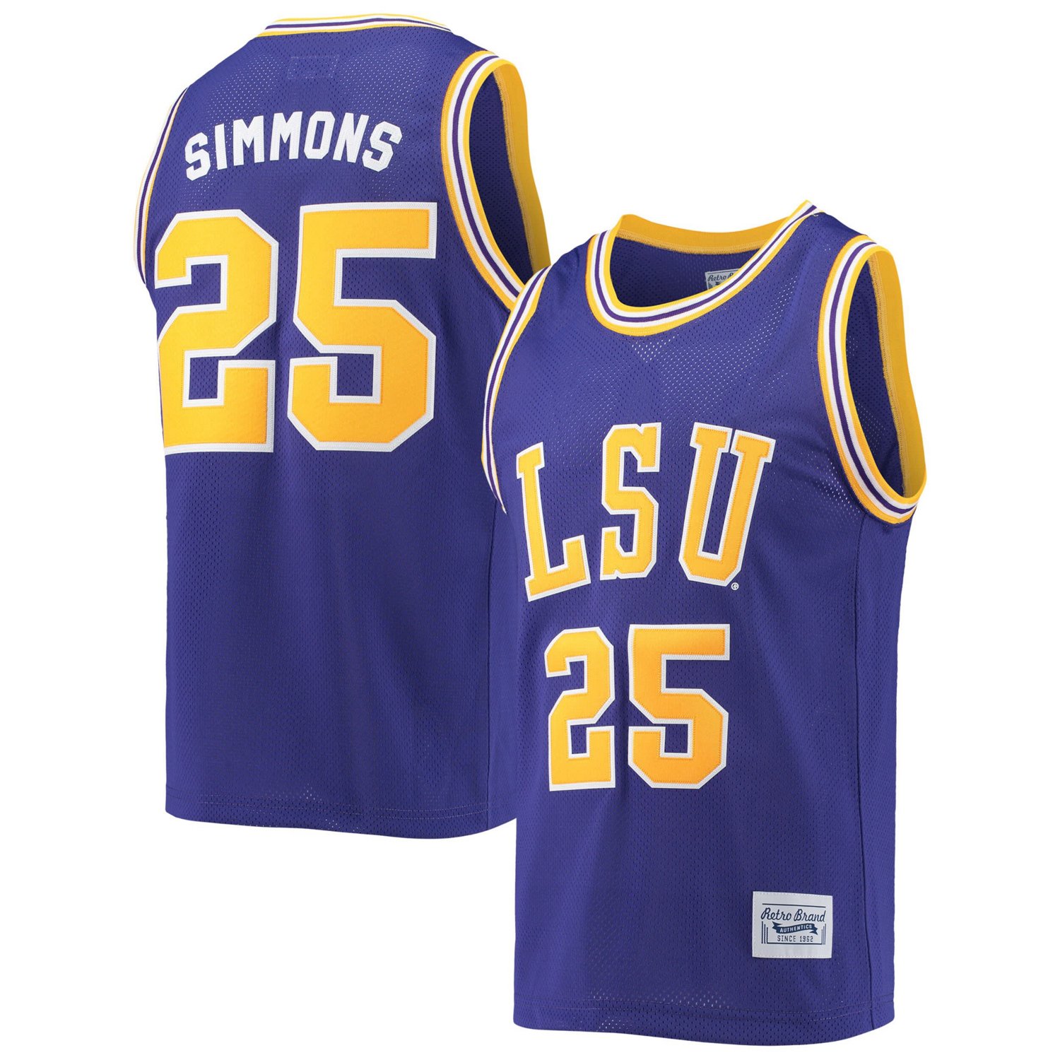 Original Retro Brand Ben Simmons LSU Tigers Commemorative Classic ...