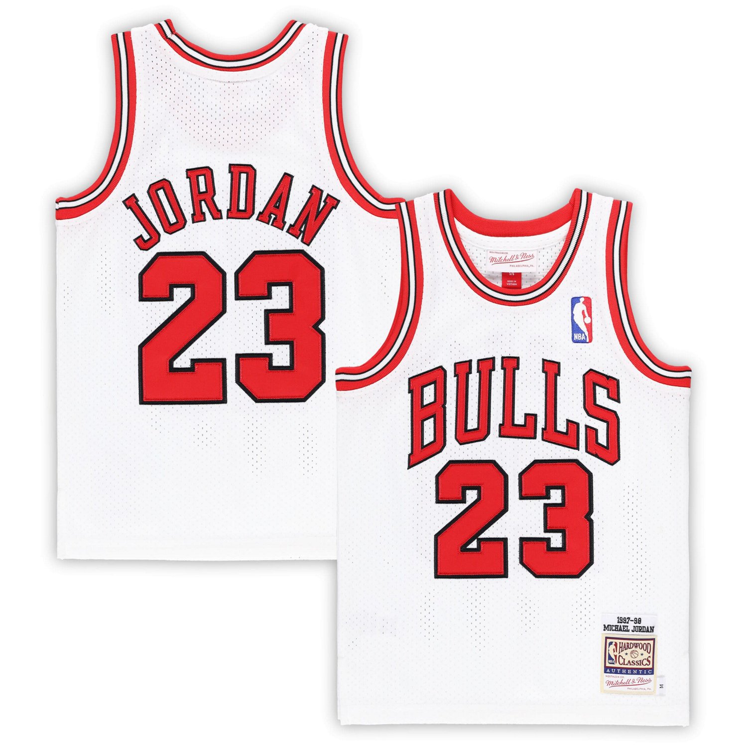 Preschool Mitchell Ness Michael Jordan Chicago Bulls 1997/98 Hardwood Classics Authentic Jersey
