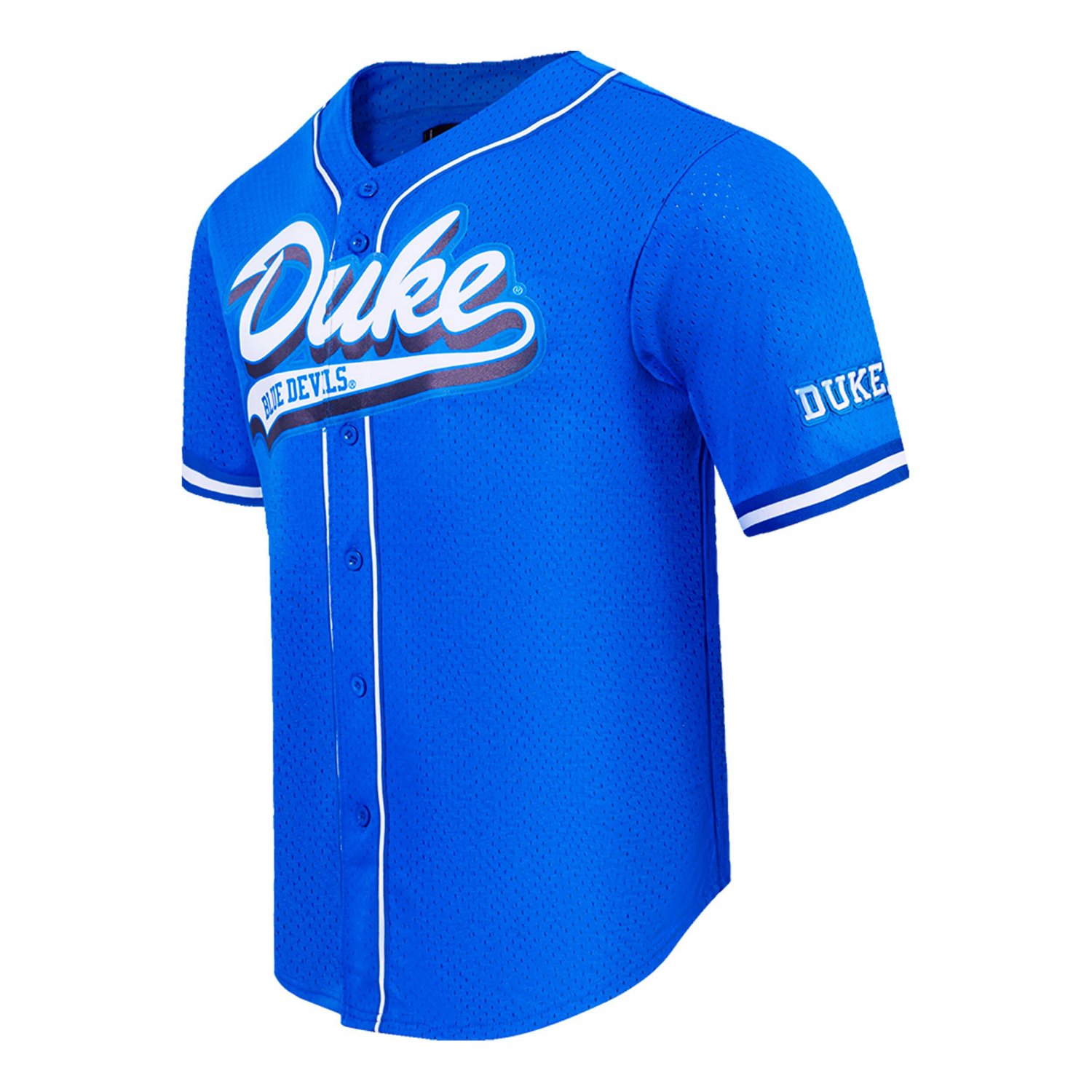 Pro Standard Duke Blue Devils Mesh Full-Button Replica Baseball Jersey ...