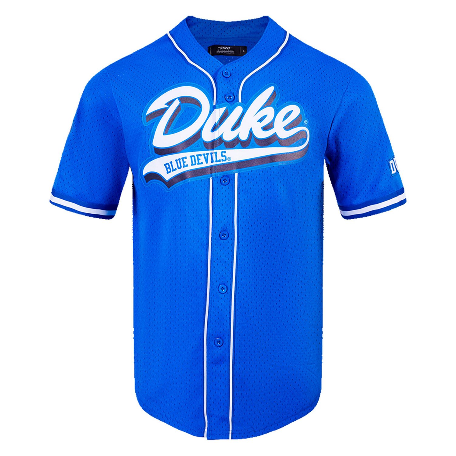 Pro Standard Duke Blue Devils Mesh Full-Button Replica Baseball Jersey ...