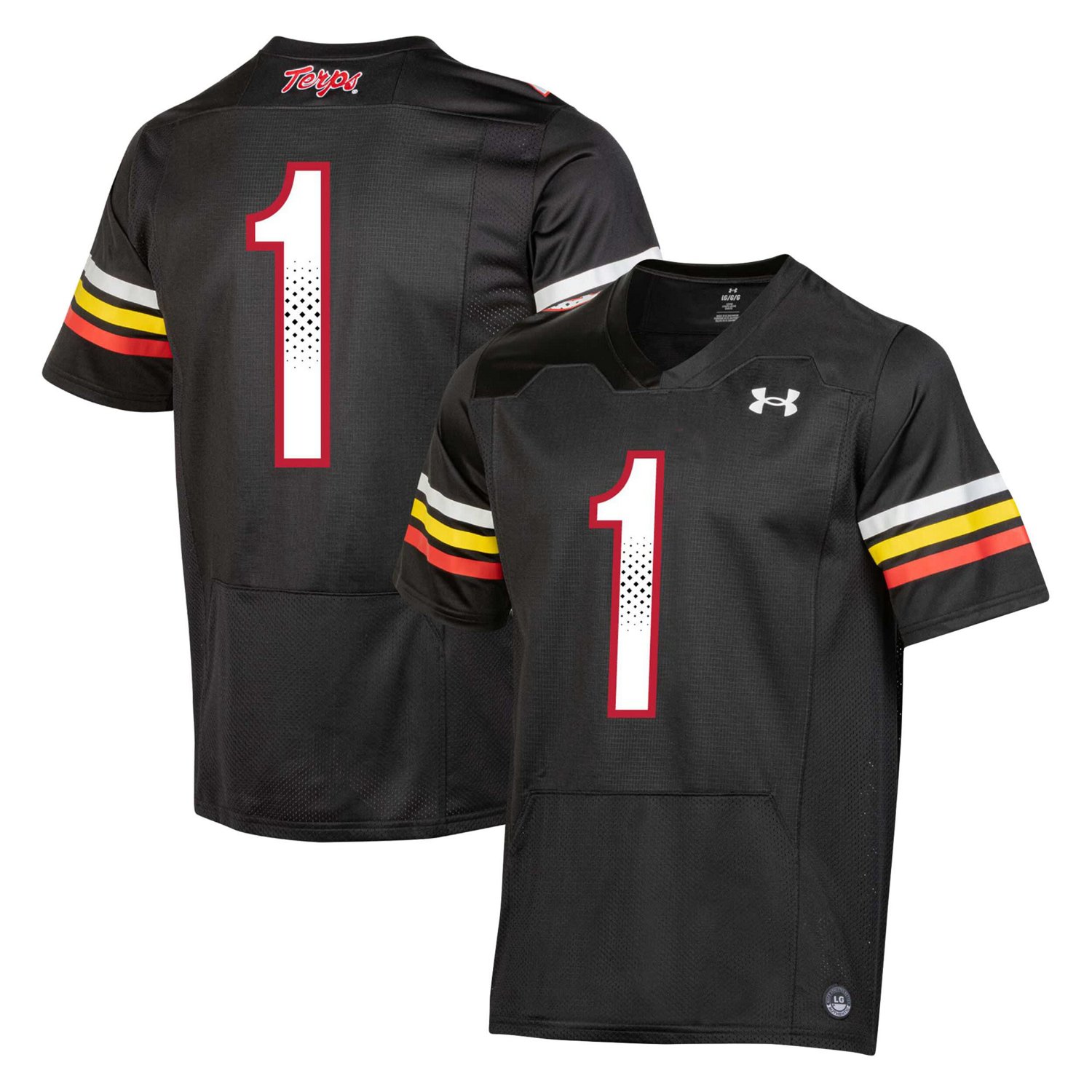 Under Armour 1 Maryland Terrapins Replica Football Jersey Academy 6879