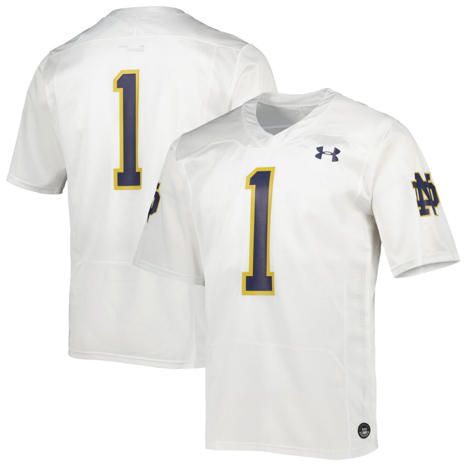 Under Armour 1 Notre Dame Fighting Irish Team Wordmark Replica Football