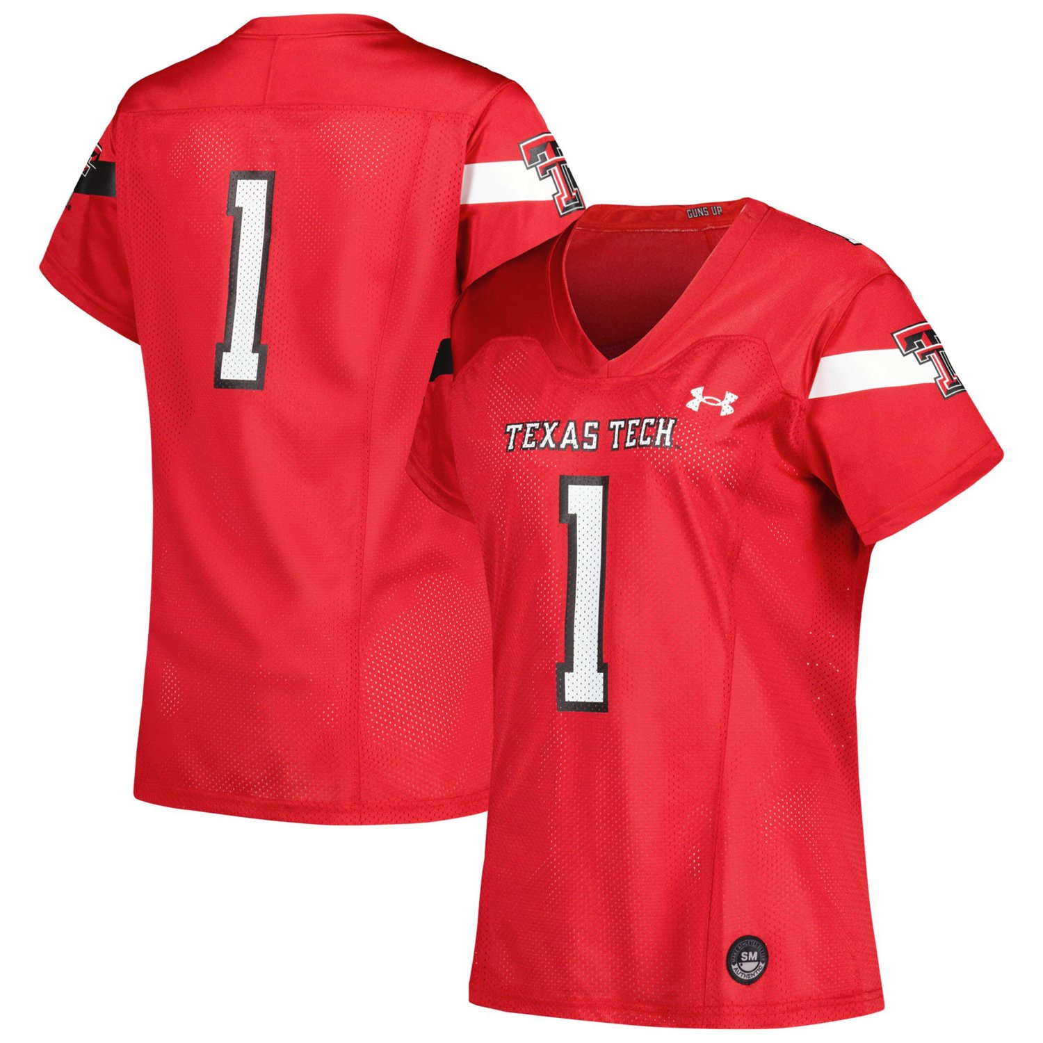 Under Armour 1 Texas Tech Raiders Replica Football Jersey Academy
