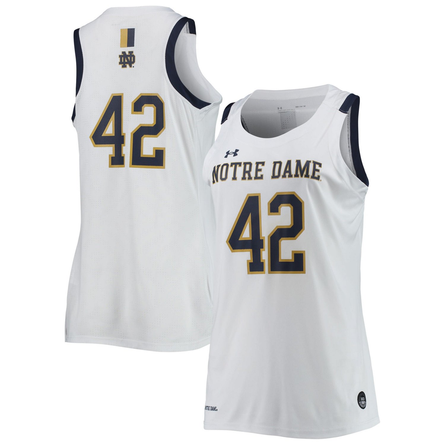 Under Armour Notre Dame Fighting Irish Replica Swingman Basketball ...