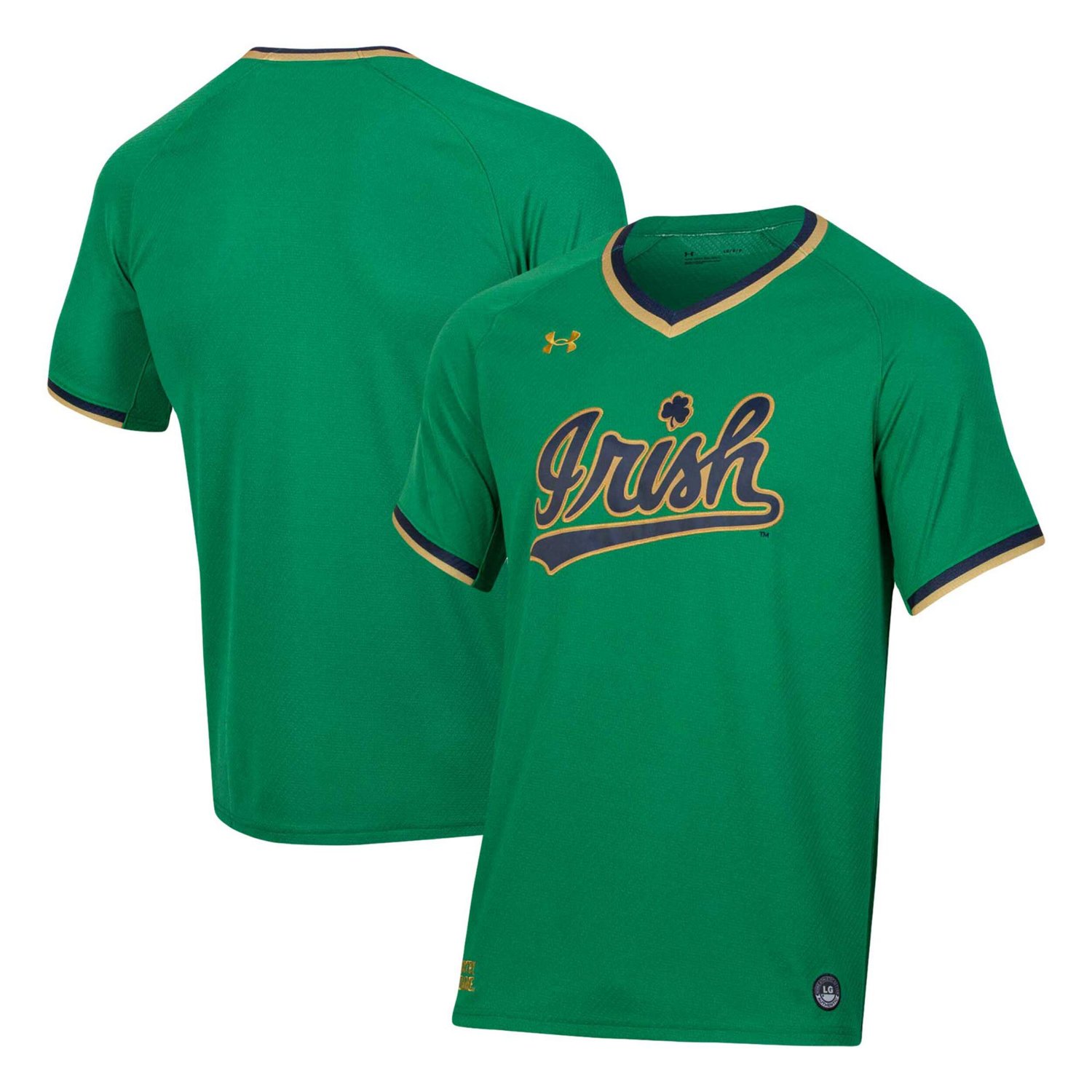 Under Armour Notre Dame Fighting Irish Softball V-Neck Jersey | Academy