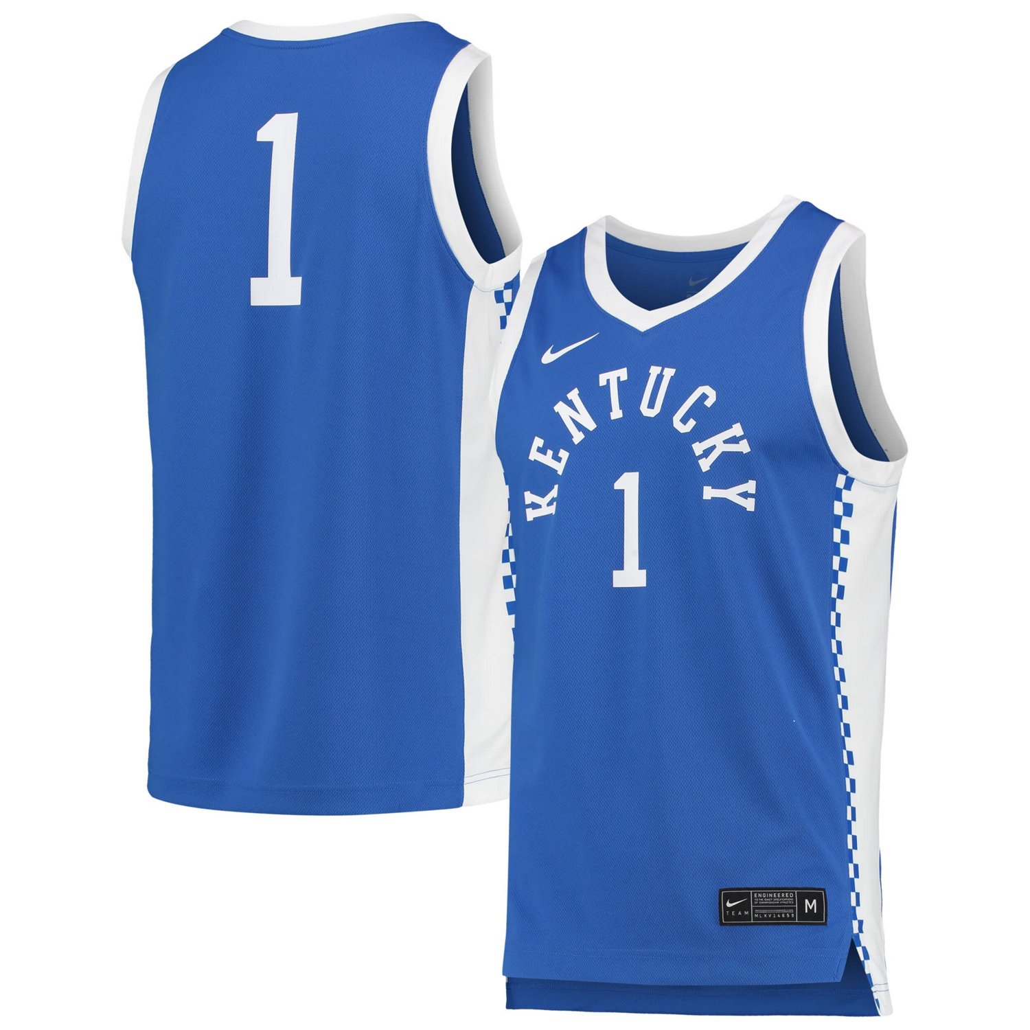 Unisex Nike 1 Kentucky Wildcats Replica Basketball Jersey Academy