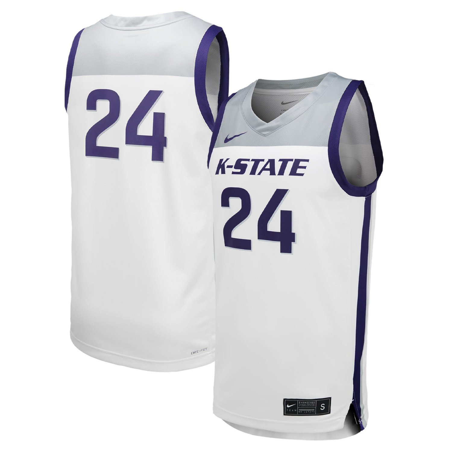 Unisex Nike 23 Kansas State Wildcats Team Replica Basketball Jersey ...