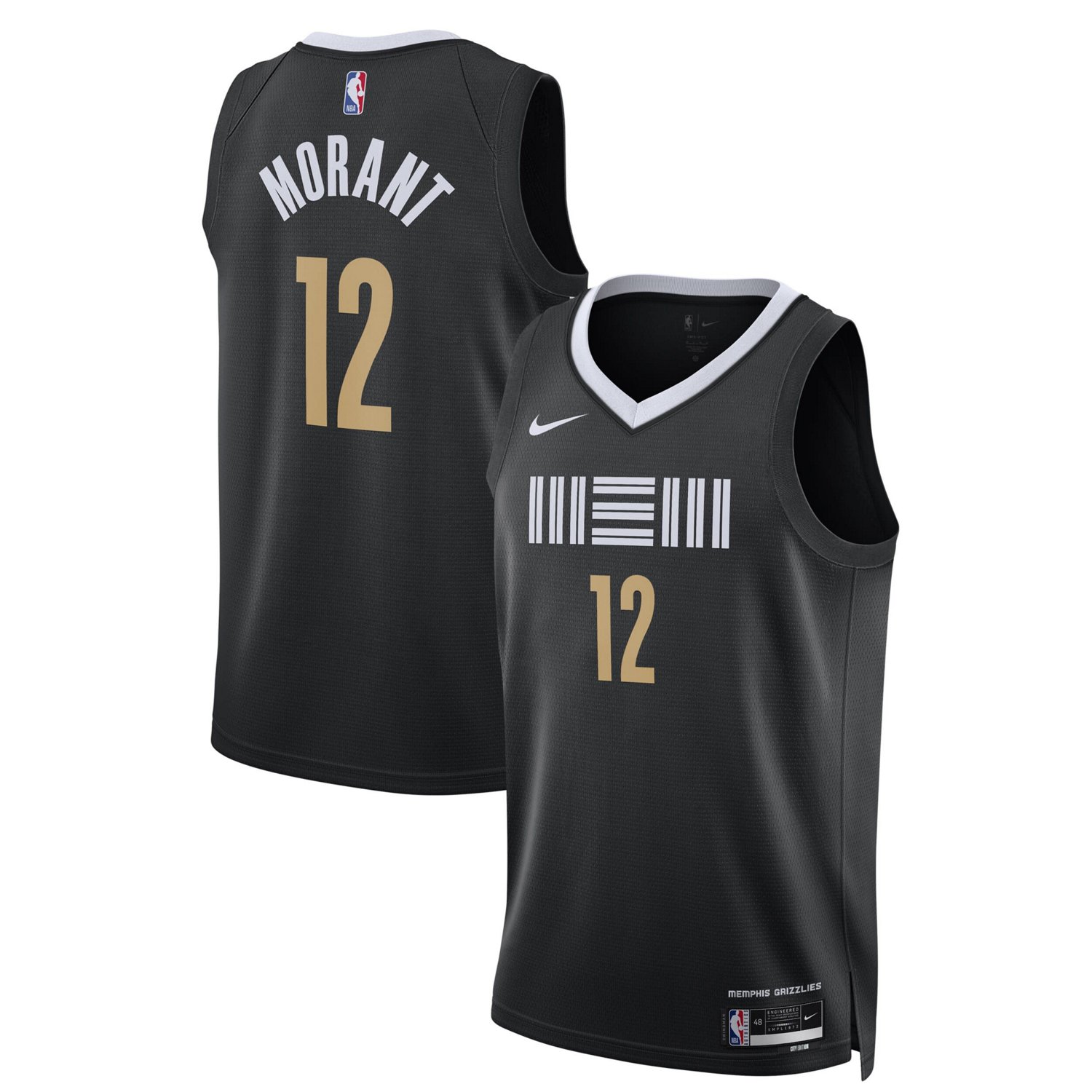 Unisex Nike Ja Morant Memphis Grizzlies 2023/24 Swingman Jersey - City ...