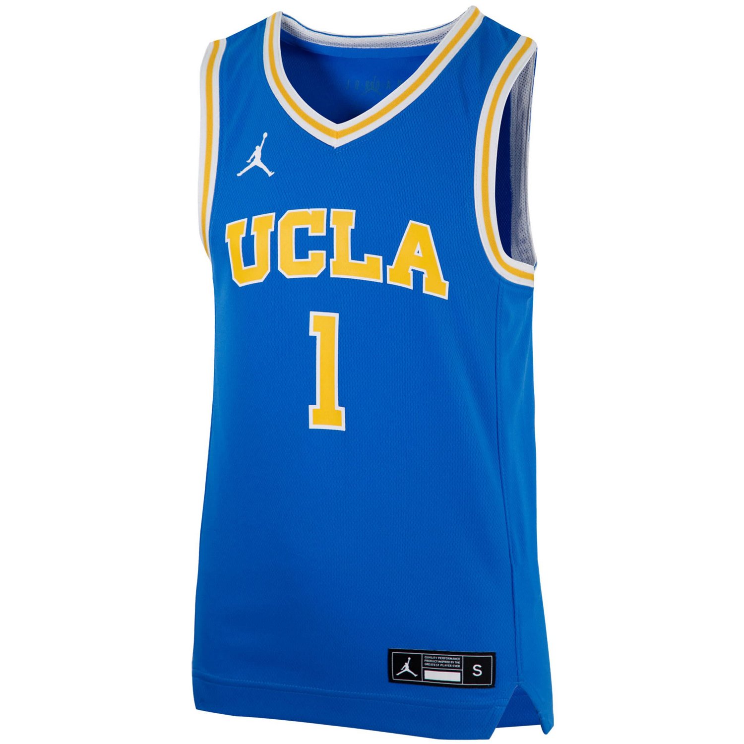 Youth Jordan Brand 1 UCLA Bruins Team Replica Basketball Jersey | Academy