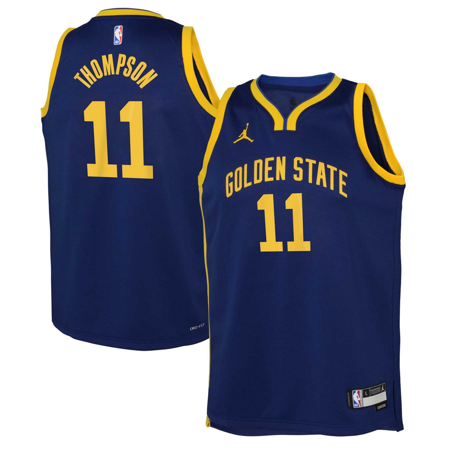 Youth Jordan Brand Klay Thompson Golden State Warriors Swingman Jersey ...