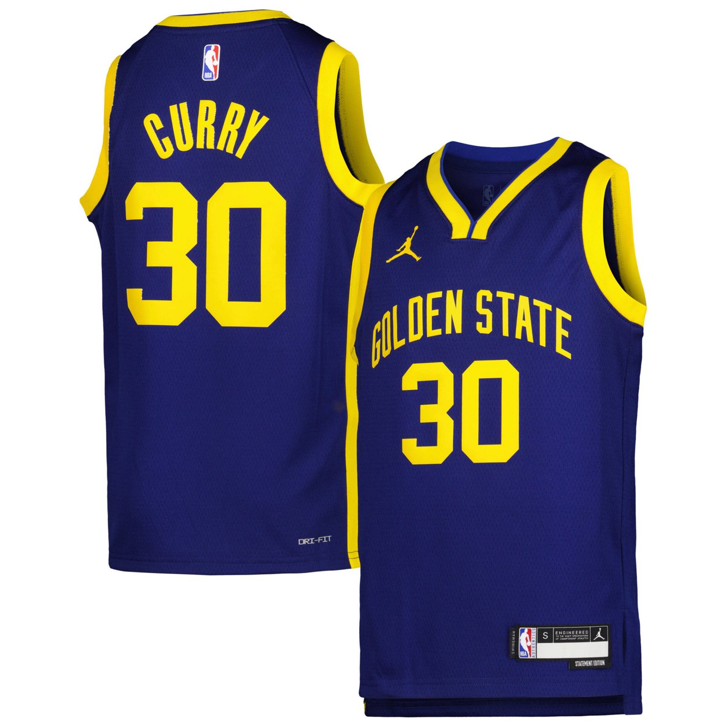 Youth Jordan Brand Stephen Curry Golden State Warriors Swingman Jersey ...