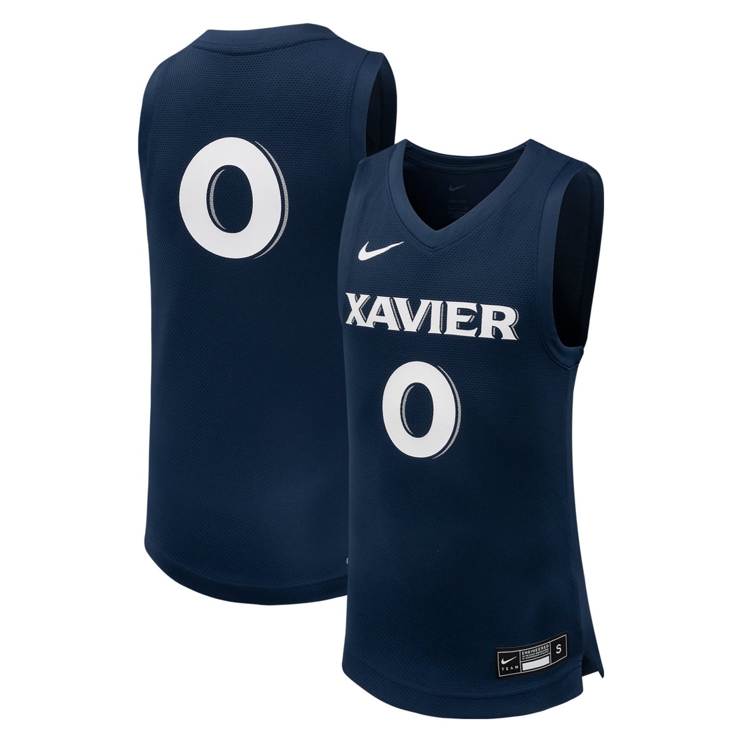 Youth Nike 0 Xavier Musketeers Team Replica Basketball Jersey Academy