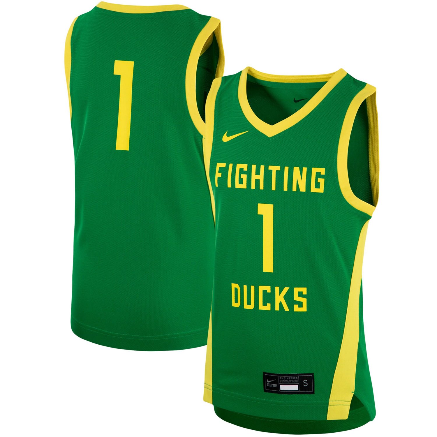 Youth Nike 1 Oregon Ducks Team Replica Basketball Jersey Academy