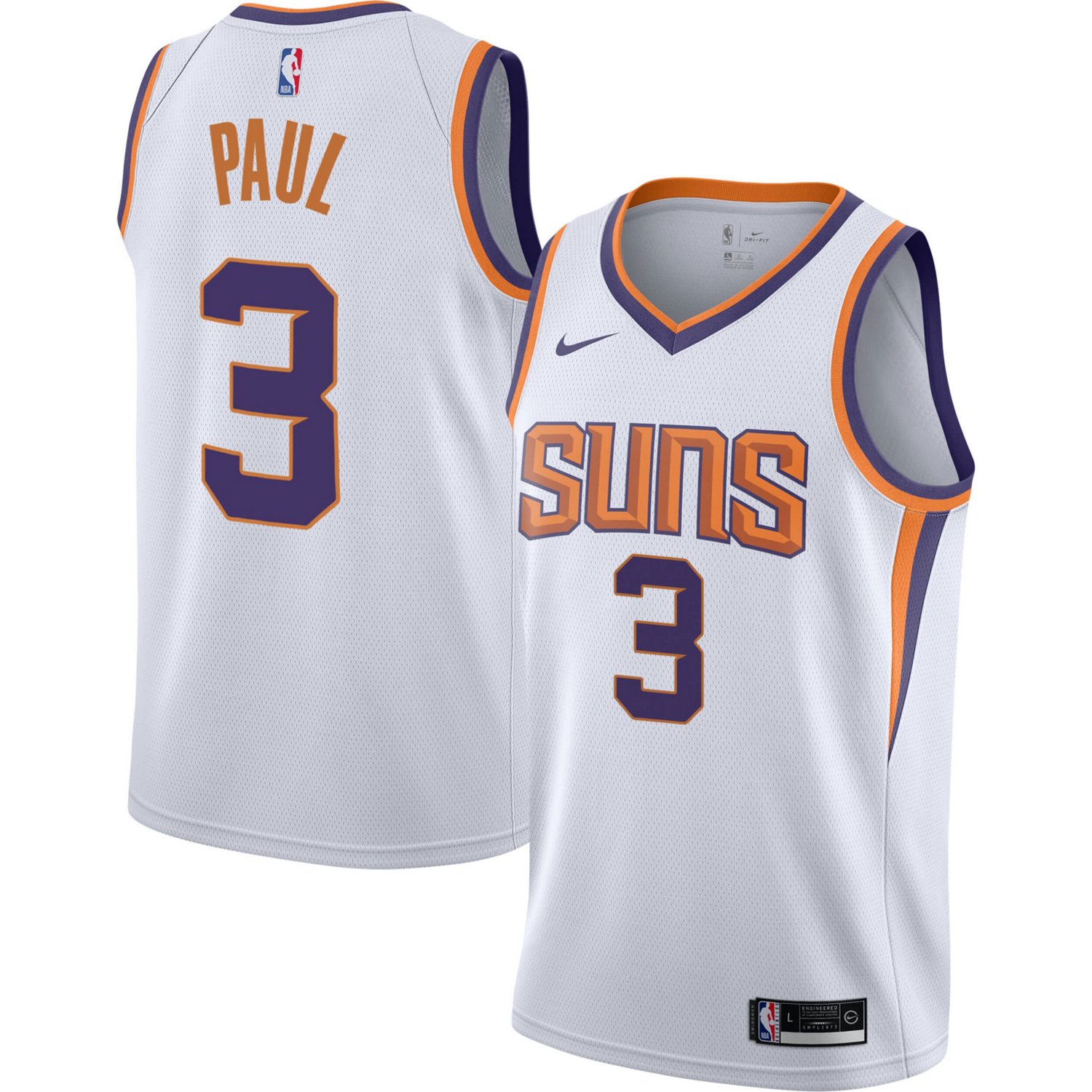 Youth Nike Chris Paul Phoenix Suns Swingman Jersey - Association ...