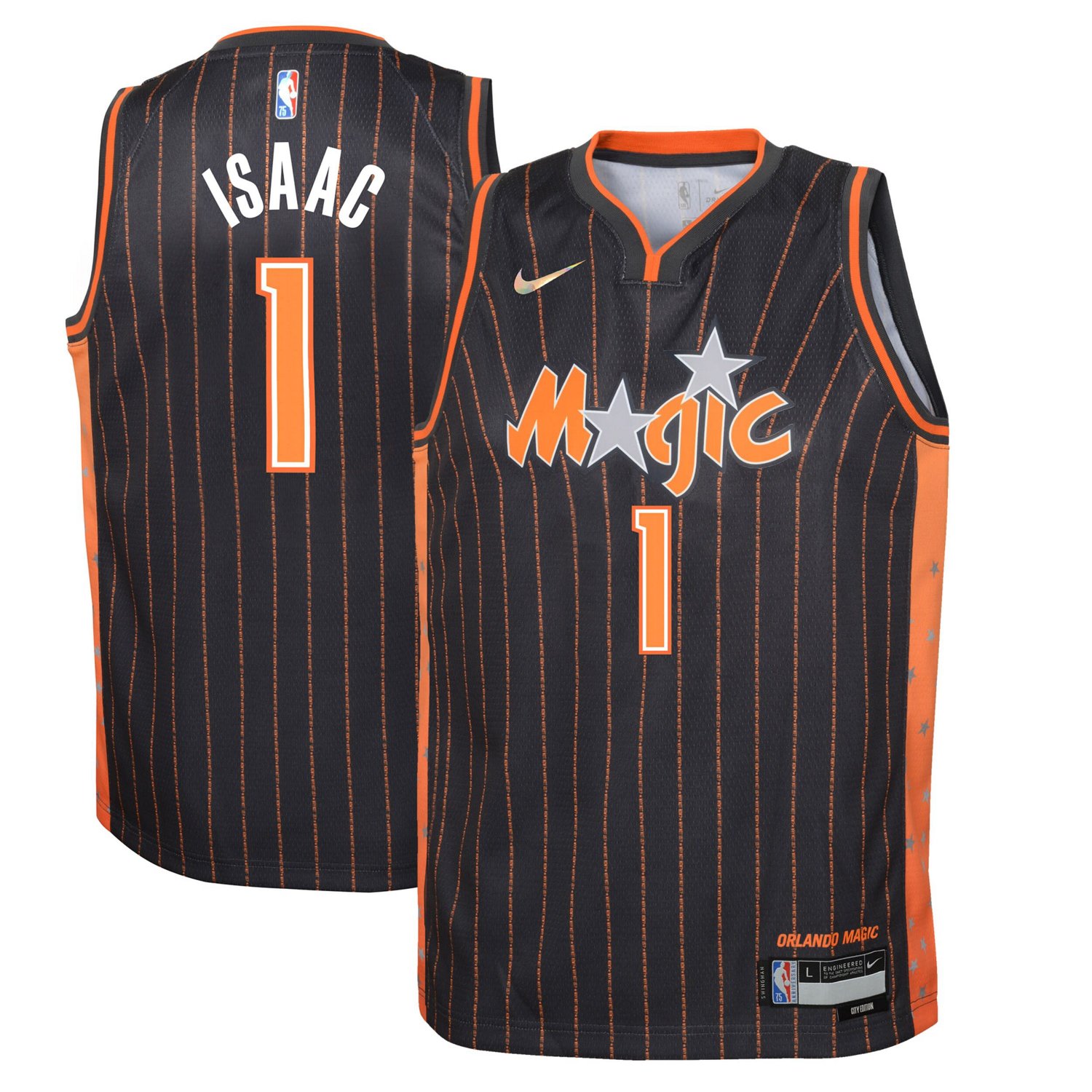 Youth Nike Jonathan Isaac Orlando Magic Swingman Jersey - City Edition ...