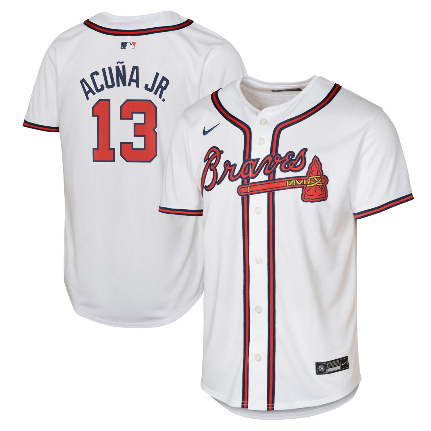 Youth Nike Ronald Acua Jr Atlanta Braves Home Limited Player Jersey ...